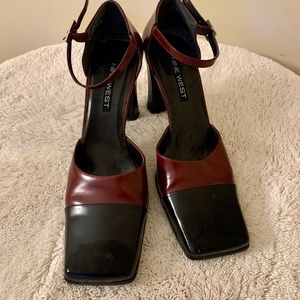 Cute square toe MaryJanes Nine West